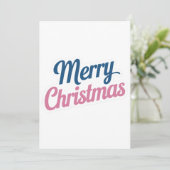 Kerstkaart Vlakke Kerstkaart (Staand voorkant)