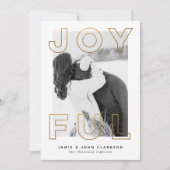 Kerstkaart vol vreugde (Voorkant)