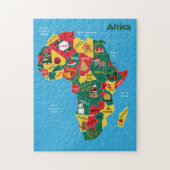 Kerstkaart voor Afrika Legpuzzel (Verticaal)