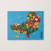 Kerstkaart voor Afrika Legpuzzel (Horizontaal)
