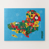 Kerstkaart voor Afrika Legpuzzel (Horizontaal)