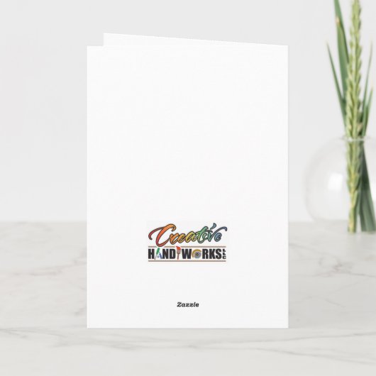 kerstkaart voor ambachtsman bedankkaart (Achterkant)