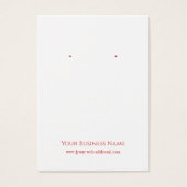 kerstkaart voor argyle visitekaartje (Voorkant)