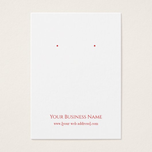 kerstkaart voor argyle visitekaartje (Voorkant)