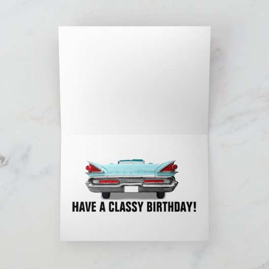 KERSTKAART VOOR AUTOLIEFHEBBERS KAART (Binnen)