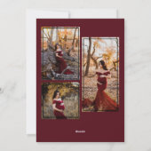 Kerstkaart voor baby aankondiging 'Hoe meer hoe be (Achterkant)