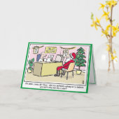 kerstkaart voor belastinginning binnenland kaart (Gele Bloem)