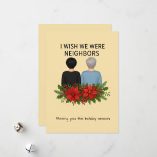 Kerstkaart voor beste vriendinnen met persoonlijke
