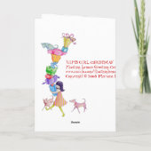 kerstkaart voor cadeaus feestdagen kaart (Achterkant)