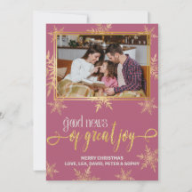 Kerstkaart voor christenen