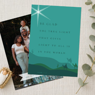 Kerstkaart voor christenen Drie Wijzen Foto