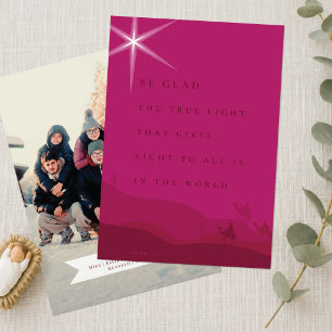 Kerstkaart voor christenen Drie Wijzen Foto