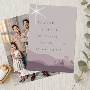 Kerstkaart voor christenen Drie Wijzen Foto