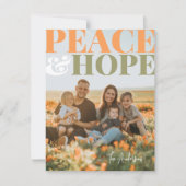 Kerstkaart voor de feestdag en de feestdag (Voorkant)