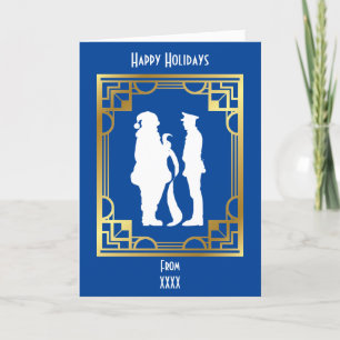 Kerstkaart voor de Goede Lijst van Politieagenten Kaart