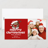 Kerstkaart voor de Kerstman (Voorkant / Achterkant)