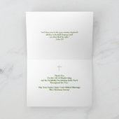 Kerstkaart voor de predikant en het gezin feestdagen kaart (Binnen)