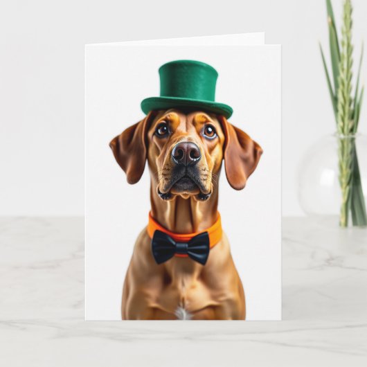 Kerstkaart voor de stoere hond kaart (Voorkant)