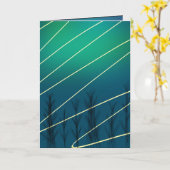 Kerstkaart voor de winter kaart (Gele Bloem)