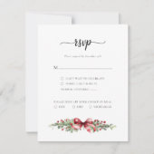 Kerstkaart voor de winter RSVP (Voorkant)