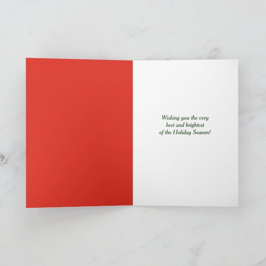  kerstkaart voor de zoete kerst feestdagen kaart (Binnen)