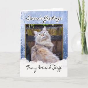Kerstkaart voor Dierenarts - de Kerstkaart van de Feestdagen Kaart