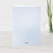 Kerstkaart voor echtgenoot kaart (Achterkant)