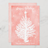 KERSTKAART VOOR EEN ZOMERVAKANTIE | Retro Kust Ker (Voorkant / Achterkant)