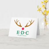 Kerstkaart voor elke dag kaart (Gele Bloem)