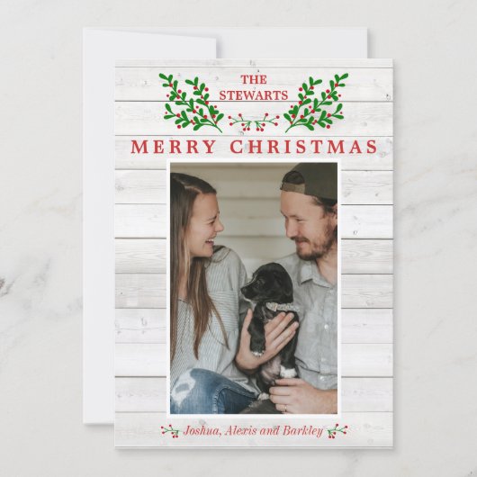 Kerstkaart voor familie (Voorkant)