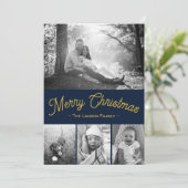 kerstkaart voor familie (Staand voorkant)