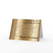 Kerstkaart voor familie en vrienden