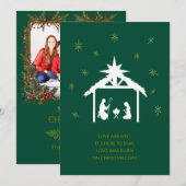 kerstkaart voor familie kaart (Voorkant / Achterkant)