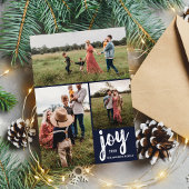 Kerstkaart voor familiepret tijdens de feestdagen