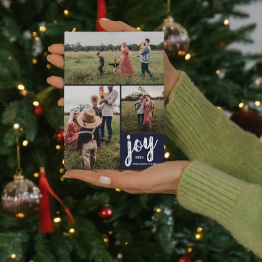 Kerstkaart voor familiepret tijdens de feestdagen