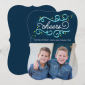 Kerstkaart voor feestdagen (Voorkant / Achterkant)