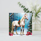 kerstkaart voor feestdagen (Staand voorkant)