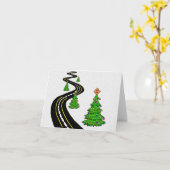 kerstkaart voor feestdagen kaart (Gele Bloem)