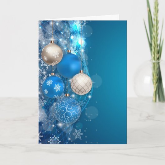 kerstkaart voor feestdagen kaart (Voorkant)