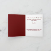 Kerstkaart voor Fox en Gingerbread Feestdagen Kaart (Binnen)