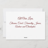  kerstkaart voor geboorte (Achterkant)