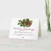  kerstkaart voor geboorte feestdagen kaart (Achterkant)