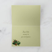  kerstkaart voor geboorte feestdagen kaart (Binnen)