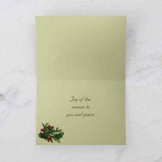  kerstkaart voor geboorte feestdagen kaart (Binnen)