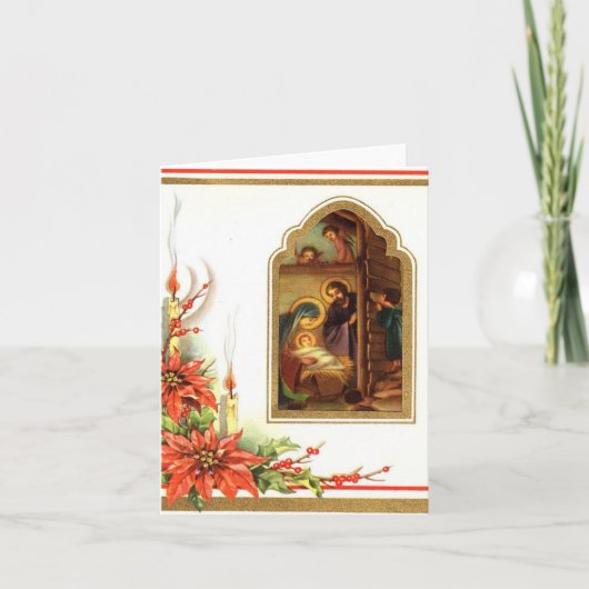  kerstkaart voor geboorte kaart (Voorkant)