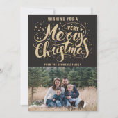 Kerstkaart voor gezinsfoto's (Voorkant)