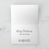 Kerstkaart voor Gouden Terugwerper — Kute Dog Pupp Feestdagen Kaart (Binnen)