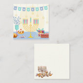 Kerstkaart voor Hanukka Notitiekaartje (Voorkant / Achterkant)