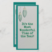 Kerstkaart voor het gezin – Het allerbeste - Vouwk (Voorkant / Achterkant)