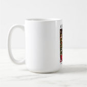 Kerstkaart voor het gezin Moderne kerstscript Holi Koffiemok (Links)